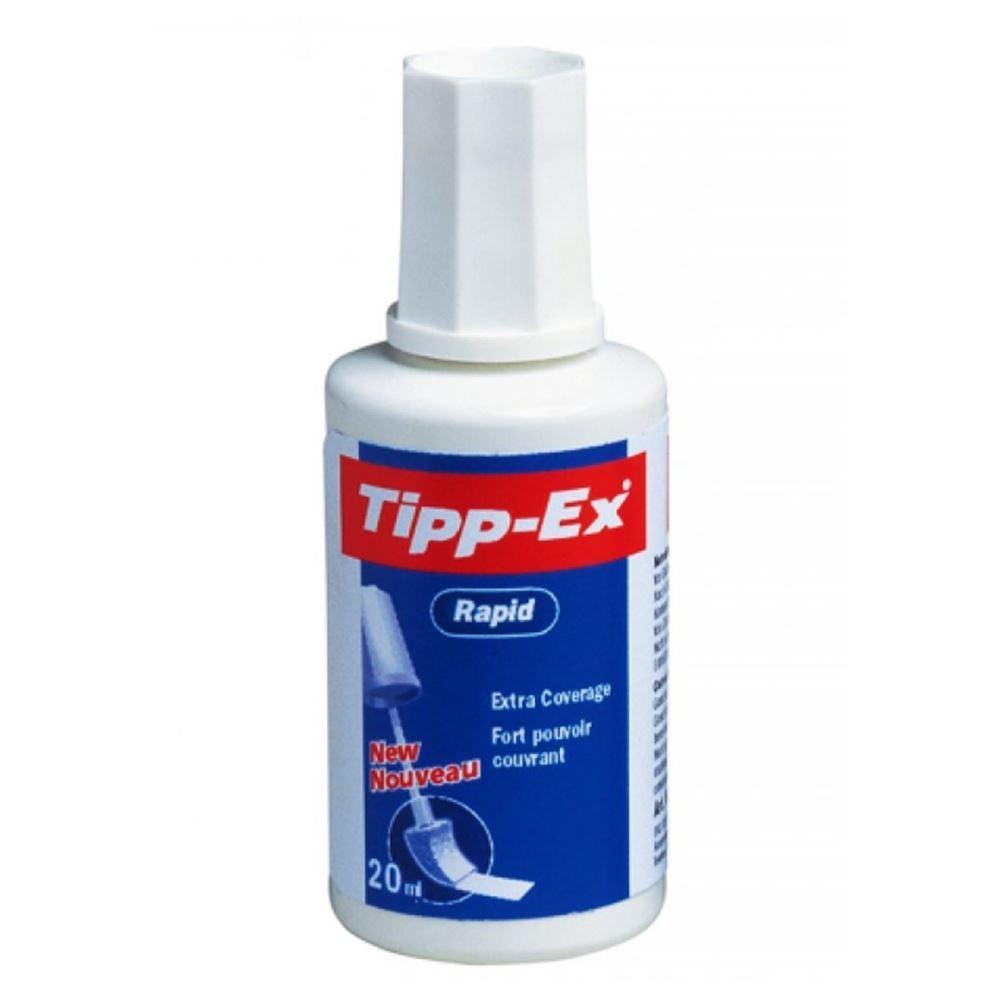 (NET) Tipp-Ex Rapid Correction Fluid, 20 ml Bottle, White, 1 pieces