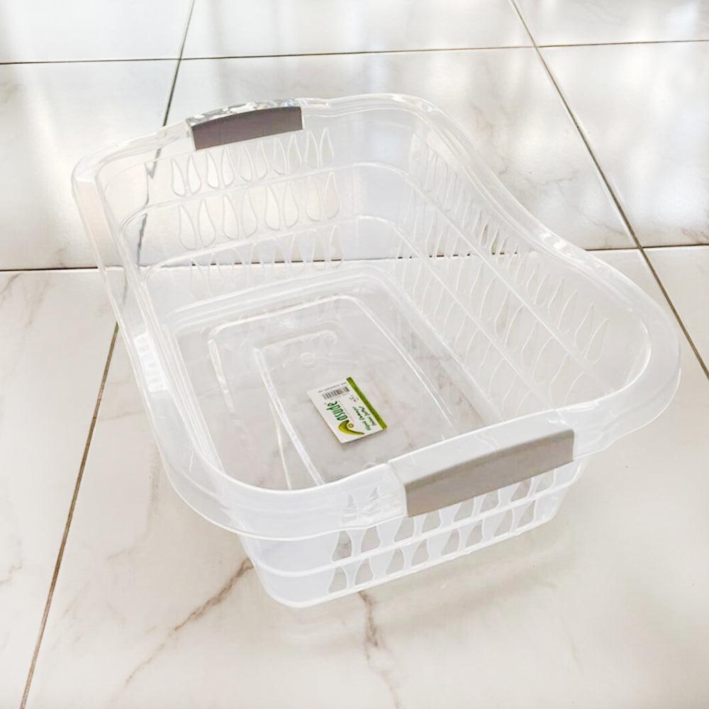 Asude Transparent Rectangular clothe Basin