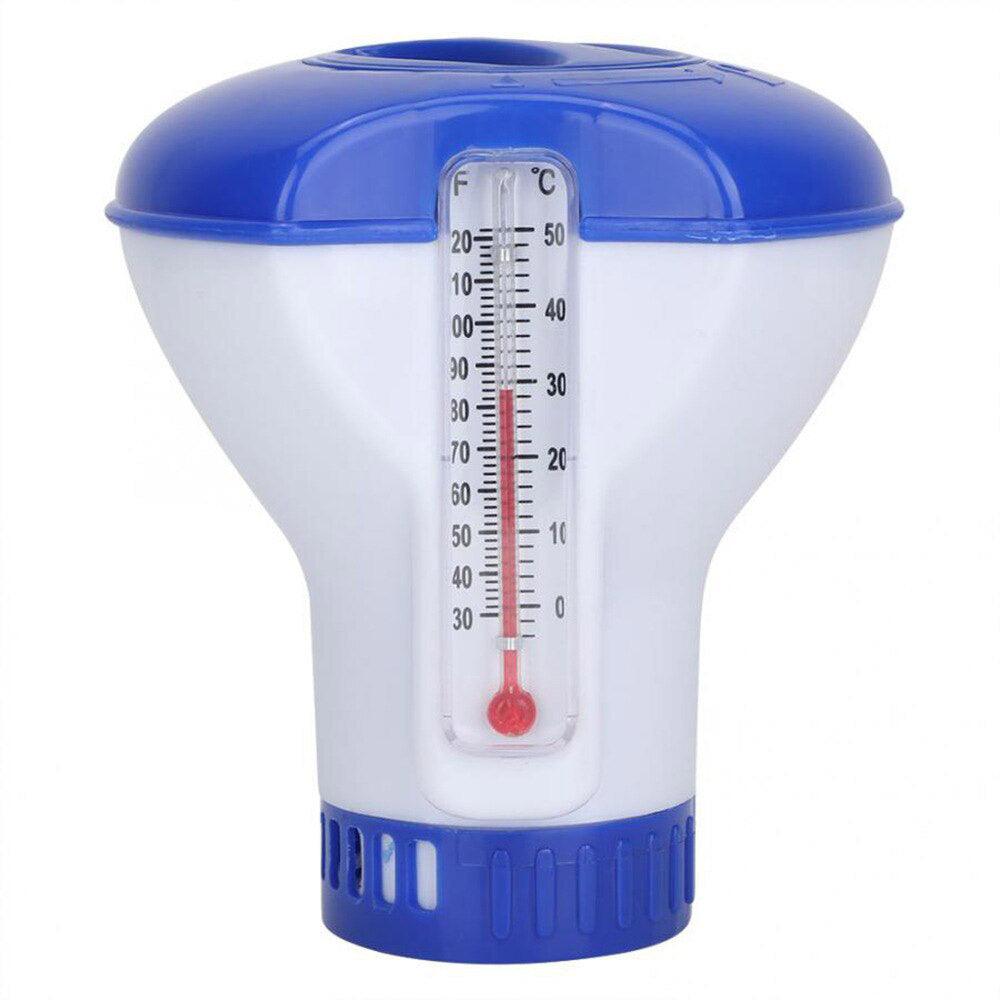 **NET**Floating Swimming Pool Chlorine Dispenser for Adjustable Chlorine Bromine Tabs Output Dispenser Floating Medicine Box