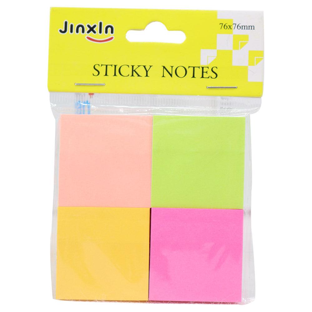 Small Squared Sticky Notes 4 Colors / JX6883