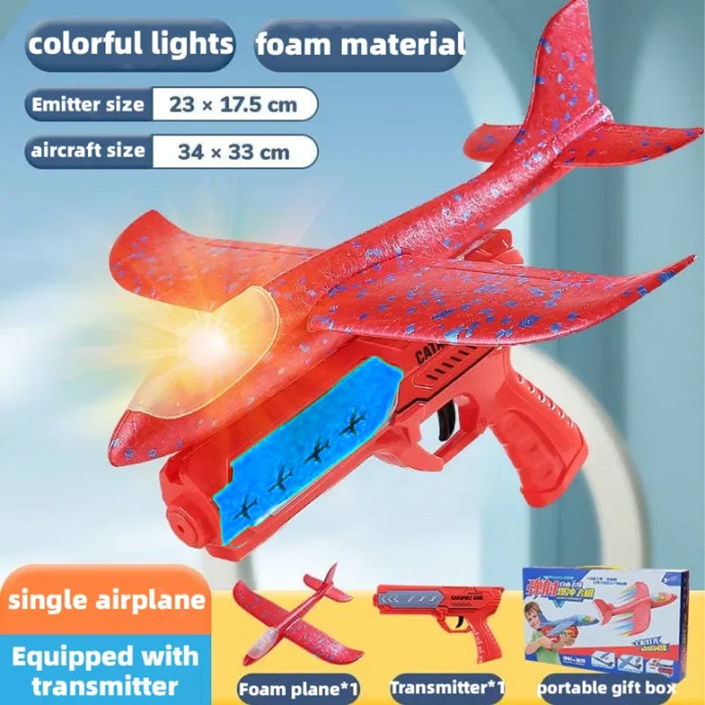 Styrofoam Plane With GunRed