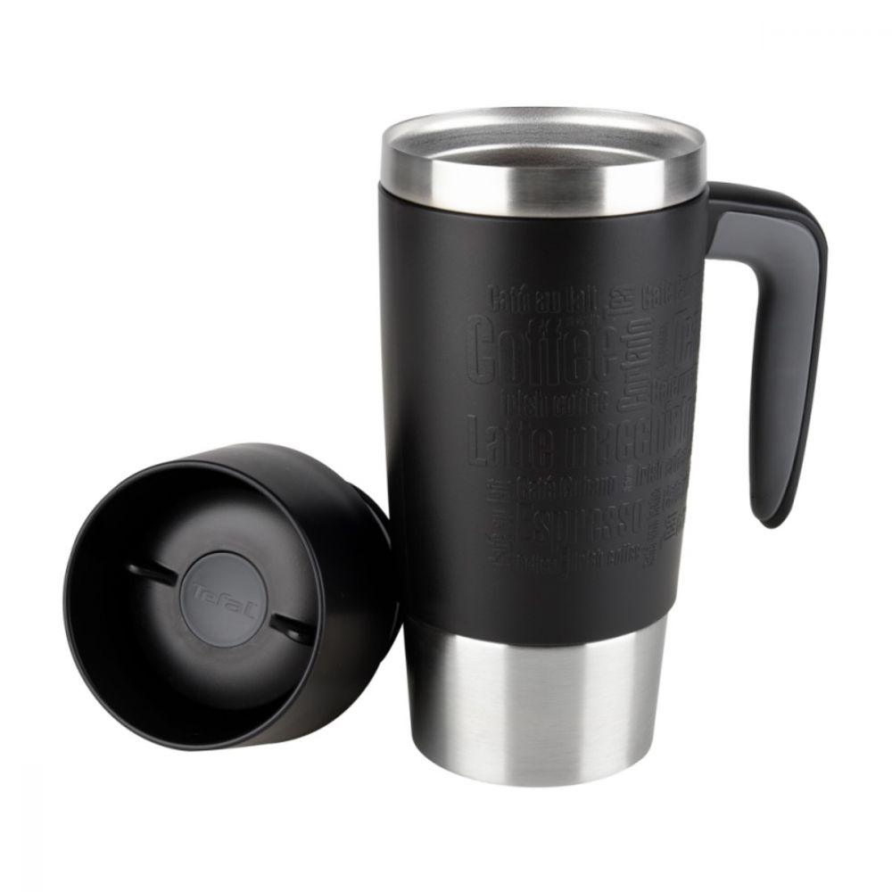 Tefal Plastic Travel Mug Grande 360ml Black / K307311