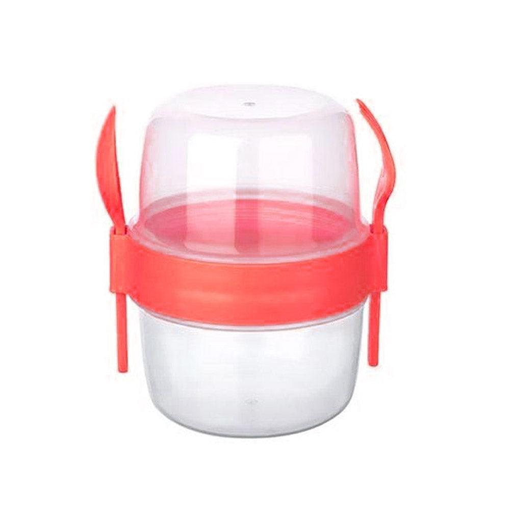 Titiz Plastik Take N Go Muesli Container / 800 mlRed