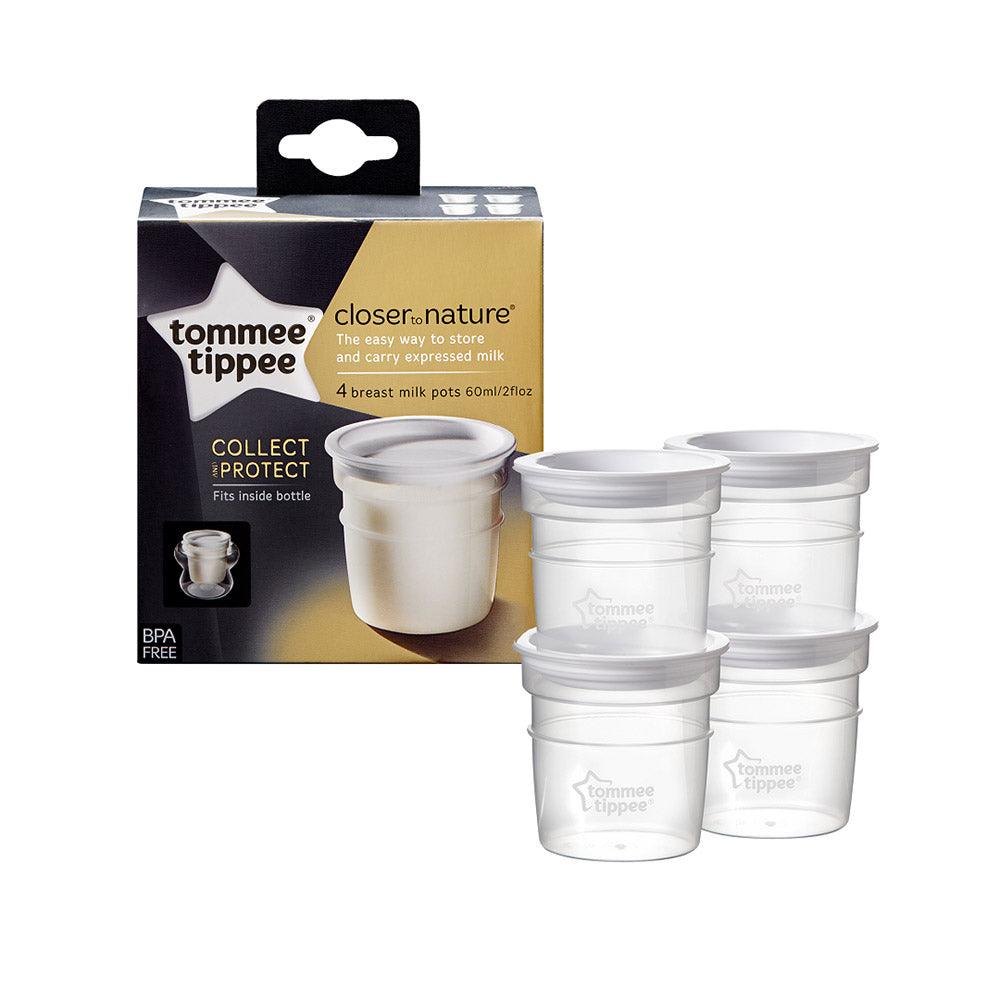 Tommee Tippee 423010 Set Of Breast Milk Storage Pots 60 ml 4 Pcs / 30102