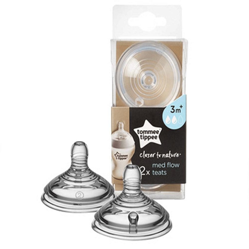 Tommee Tippee  Medium Flow Teat 3m   (2 Pcs) / 21223