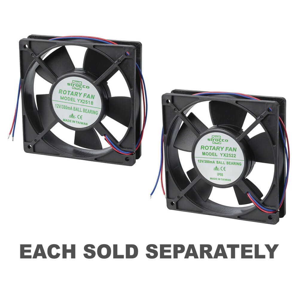Sirocco Thin Ball Bearing Cooling Fan 12VDCNormal