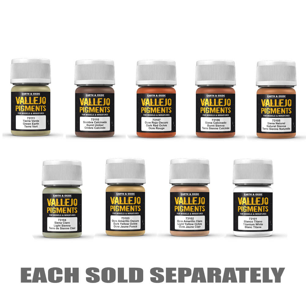 Vallejo Pigments 30mLBrwn Iron Oxide