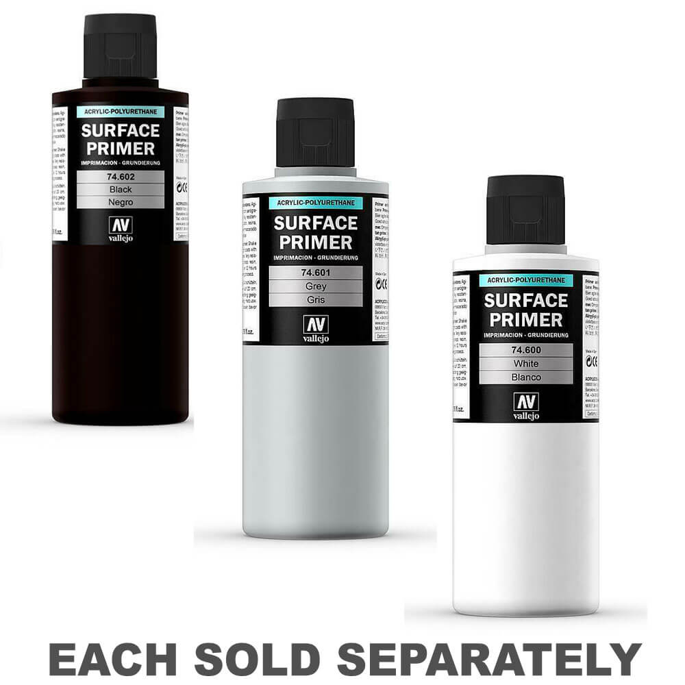 Vallejo Surface Primer Colour 200mLWhite