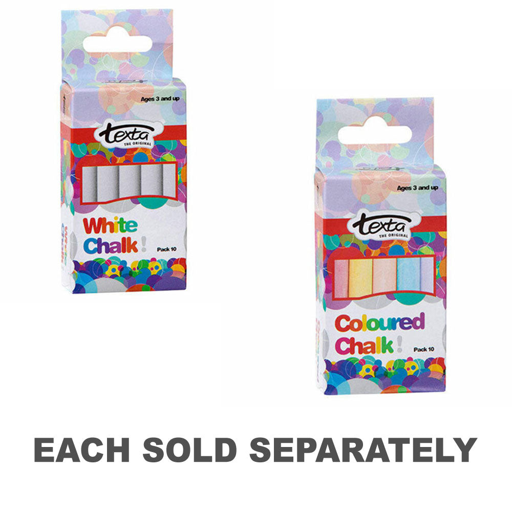 Texta Chalk (Pack of 10)Coloured