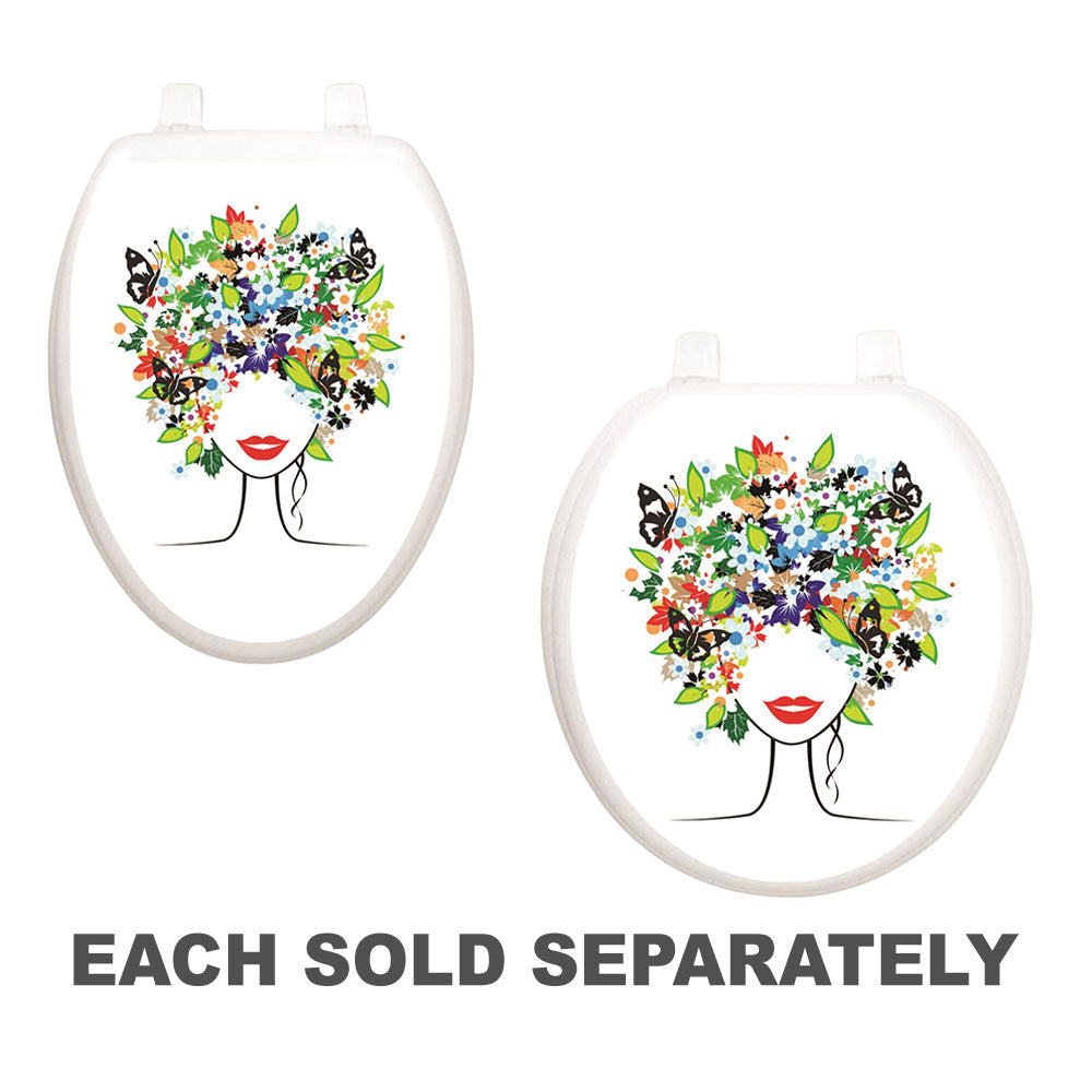Spring Lady Toilet TattooOval